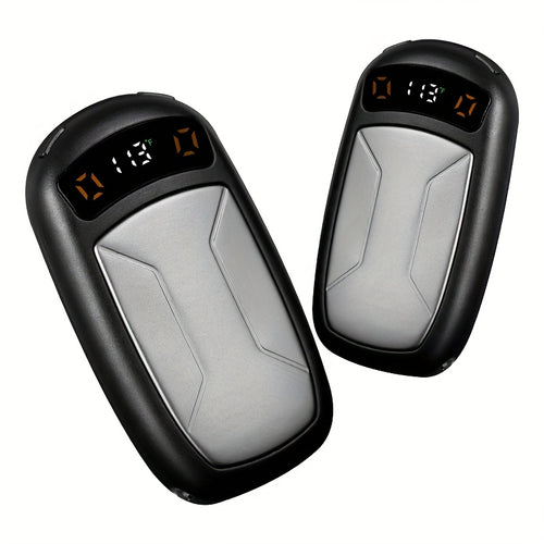 Rechargeable Hand Warmers with COB Light 2 Pack, Magnetic USB Electric Pocket Hand Warmer 12 Hours Heat, Portable Reusable Handwarmer for Camping Hiking Hunting, Christmas Gifts for Women Men