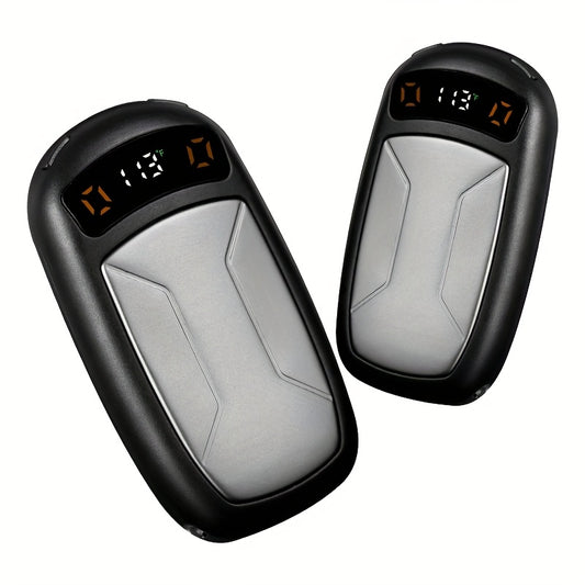 Rechargeable Hand Warmers with COB Light 2 Pack, Magnetic USB Electric Pocket Hand Warmer 12 Hours Heat, Portable Reusable Handwarmer for Camping Hiking Hunting, Christmas Gifts for Women Men