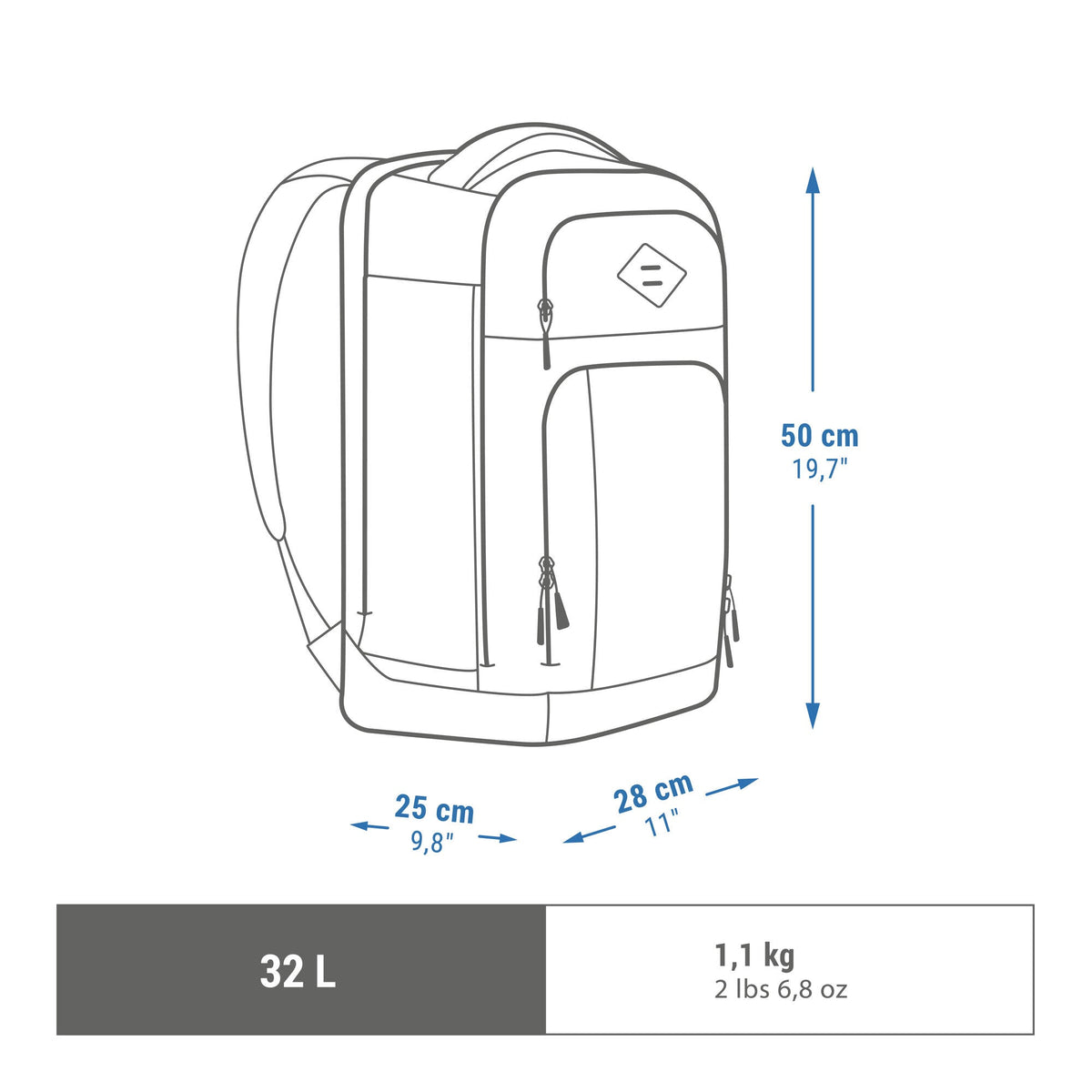 Hiking Backpack original source view 6