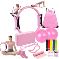 14-Piece Pink Pilates Set