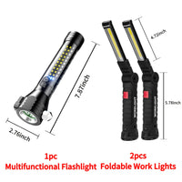 1Flashlight +2Worklight(black)
