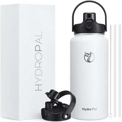 40oz Vacuum Insulated Water Bottle Stainless Steel Water Jug with 2-in-1 Lid Chug Lid Straw Lid Double Wall Hot Cold 12 Hours Leakproof for Gym Camping Travel