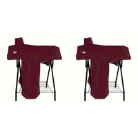 2 Pack - Burgundy Red