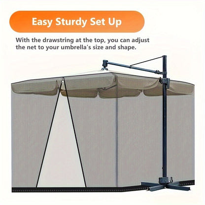Outdoor Screen House Tent | Large Mosquito Net Double Zipper Yard