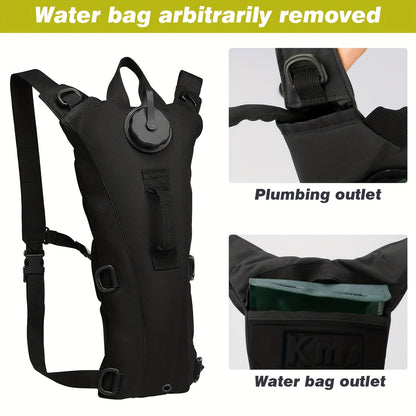 Water Bladder Backpack with 3L & 101.44oz BPA-Free Bladder – Oxford Cloth Hydration Pack for Hiking, Camping & Outdoor Adventures, Multiple Colors Available