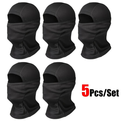 5-Pack Neck Gaiter Face Mask for Men & Women – UV Protection Balaclava Headscarf for Running, Hiking, Fishing, Cycling, Skiing & Outdoor Sports (11 Pattern Sets)