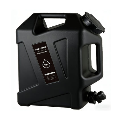 Water Storage Container with Spigot 2 Handles BPA Free PVC Collapsible Water Jug for Camping Outdoor RV Hiking Emergency Survival Portable Water Tank 3.2Gal 5Gal 2.6Gal Multi-Color Options