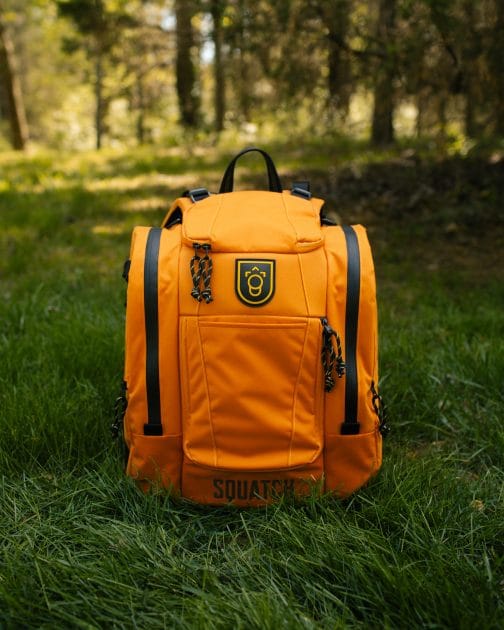 Disc Golf Backpack New Orange / Fabric / Ready to Ship Immediately option