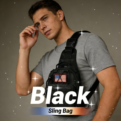 Tactical Sling Backpack Lightweight Military Shoulder Bag – Cycling, Sports, Travel & Daily Use, Zipper Closure, Available in Green, Black, Khaki, Desert, Grey & Jungle Camo