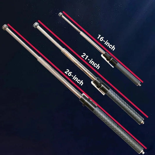 Glass Breaker Walking Stick – Retractable Emergency Car Escape Tool with Safety Tip