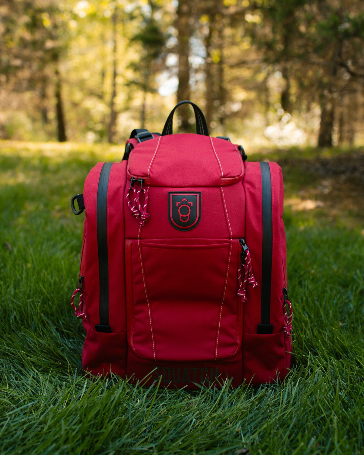 Disc Golf Backpack Cherry / Fabric / Ready to Ship Immediately option
