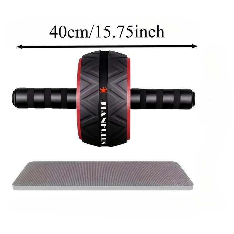 Ab Wheel Roller with Knee Pad – Core Strength & Balance Training, Abdominal Crunch Machine for Home Gym, Arm & Abs Muscle Toning, Stainless Steel & PP Options