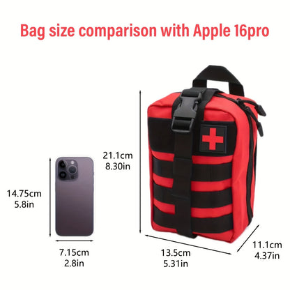 379-Piece First Aid Kit – Complete Emergency Safety Supplies for Home, Outdoor Hiking, Camping & Survival