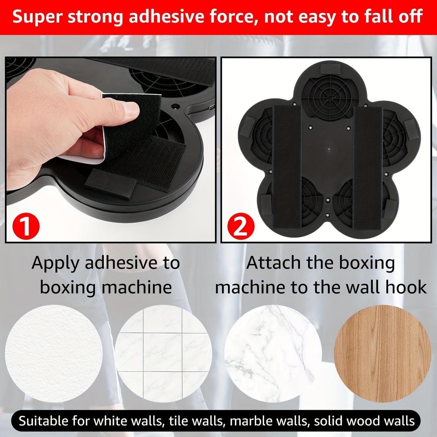 Wall Mounted Smart Boxing Machine Wireless Music Punching Trainer