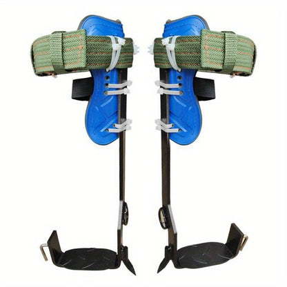 Tree Climbing Spikes Gear Set with Ankle Straps Portable Climbing Tools for Tree Maintenance Fruit Harvesting Hunting Observation Outdoor Work