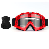 Red Frame Transparent Sheet and Headscarf