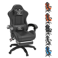 BLACK WITH FOOTREST