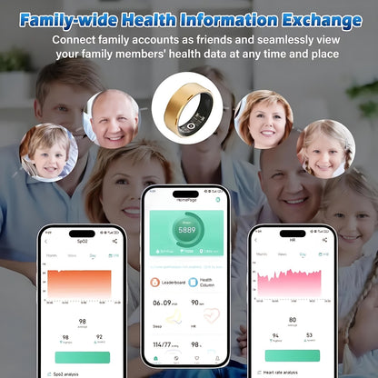 Smart Ring Fitness Tracker – IP68 Waterproof Health Monitor