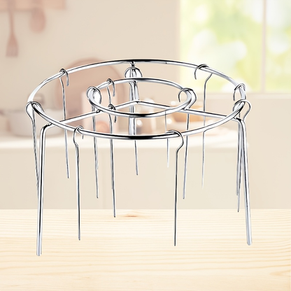 Campfire Grill Folding 16x12 Inch Heavy Steel - Portable Camp Grill with Legs & Clamps for Outdoor Cooking, Fire Pit Grill, Camping Grill Grate for Open Fire BBQ, Backpacking & Campfire Cooking