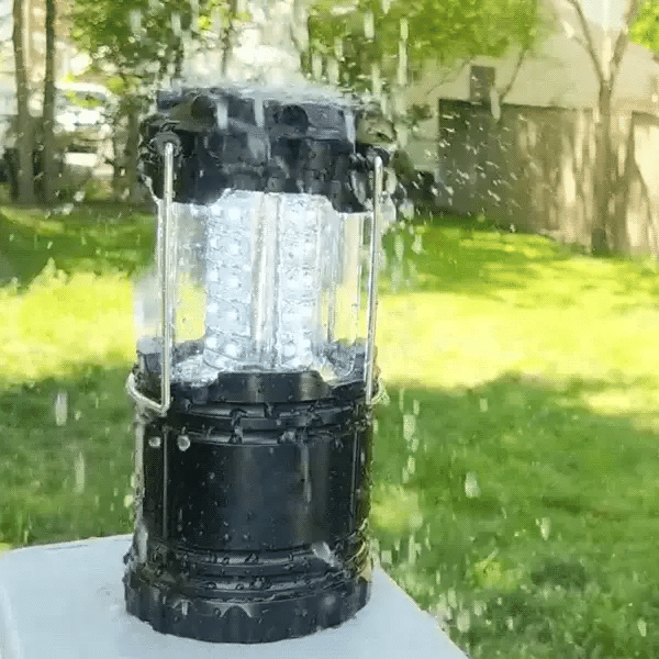 Rechargeable LED Camping Lantern – Solar USB, 3 Modes, 500LM