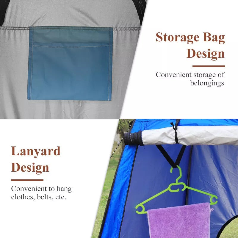 Pop-Up Privacy Shower Tent Waterproof – UV Shield, 5 Colors