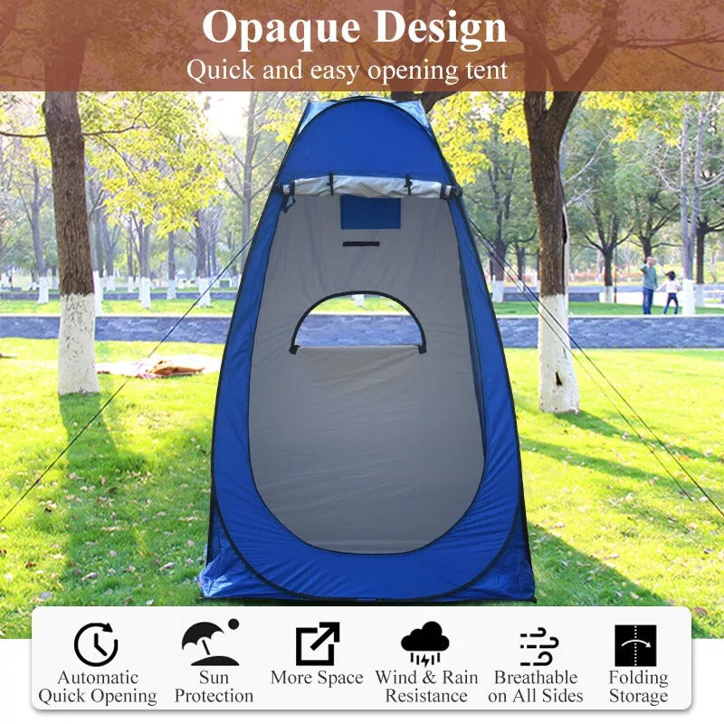 Pop-Up Privacy Shower Tent Waterproof – UV Shield, 5 Colors