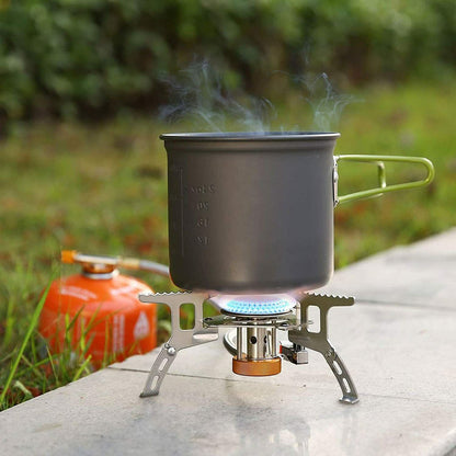 Camping Stove 3700W Ultralight Foldable Windproof Piezo Ignition