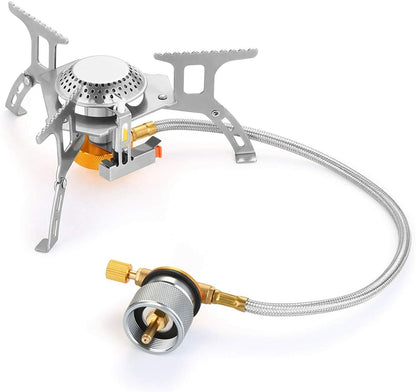 Camping Stove 3700W Ultralight Foldable Windproof Piezo Ignition