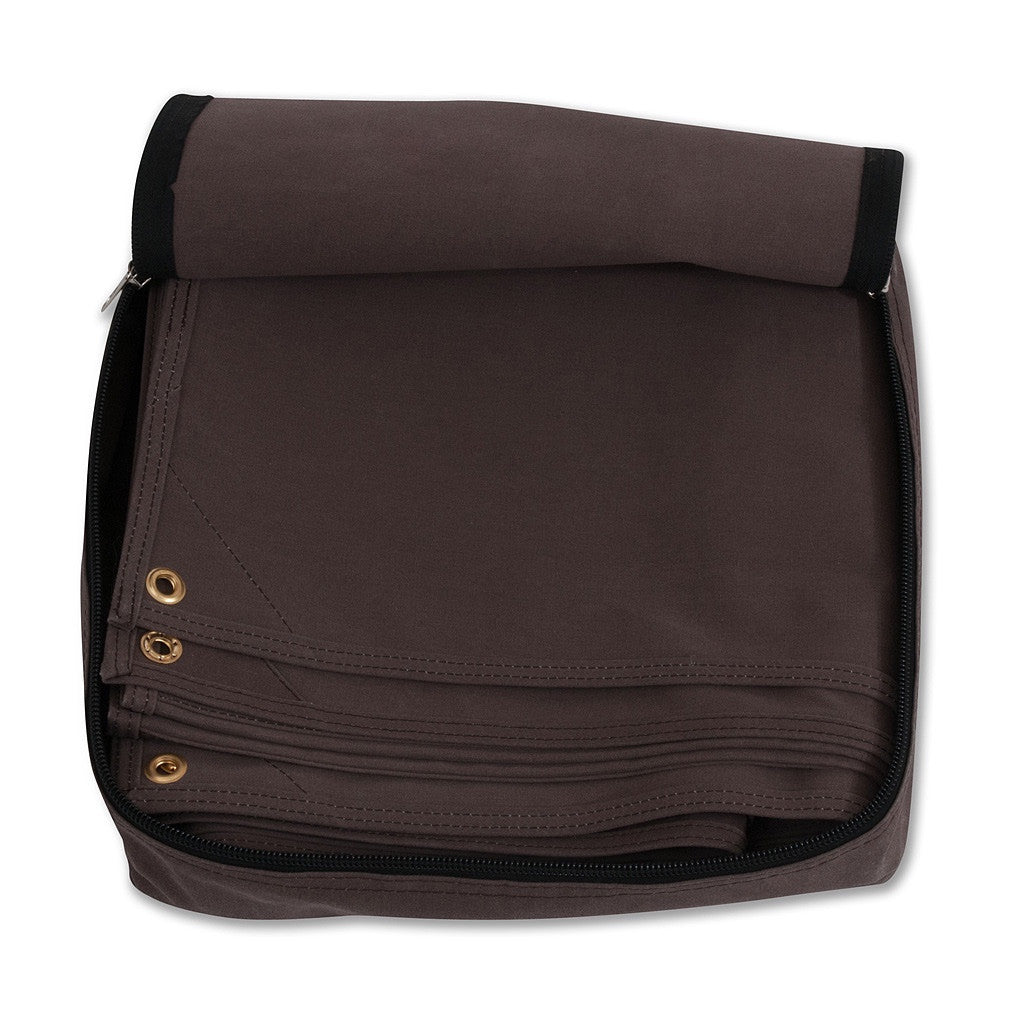 Camping groundsheet in its bag merchant view