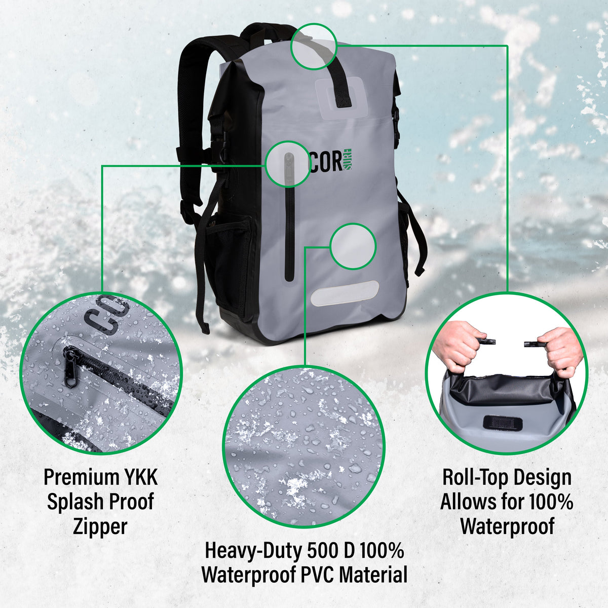 Dry Bag Backpack original source view 4