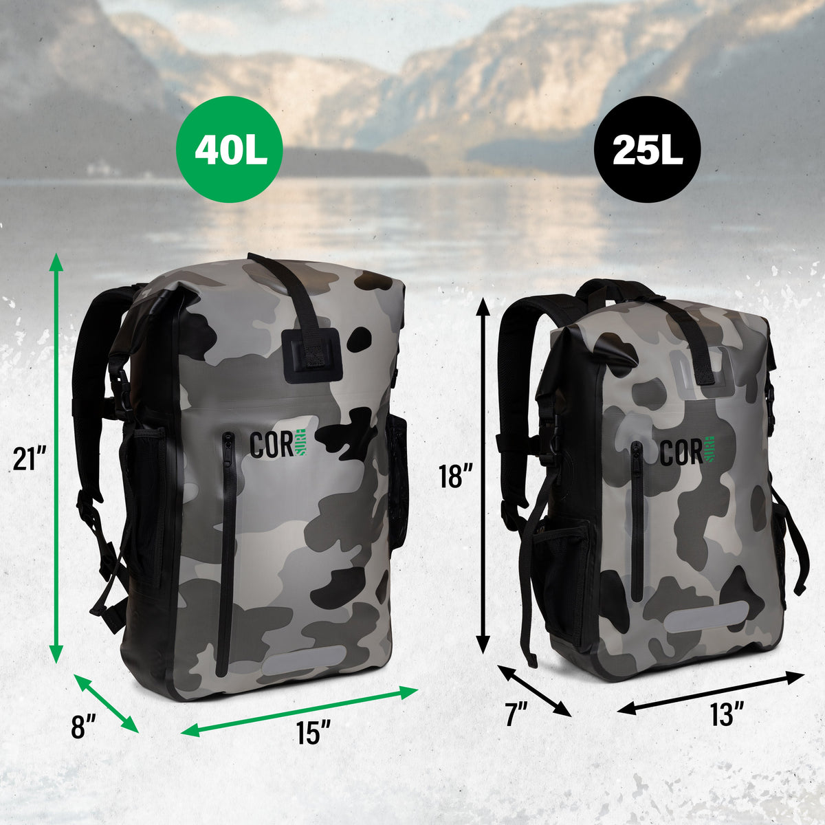 Dry Bag Backpack original source view 3