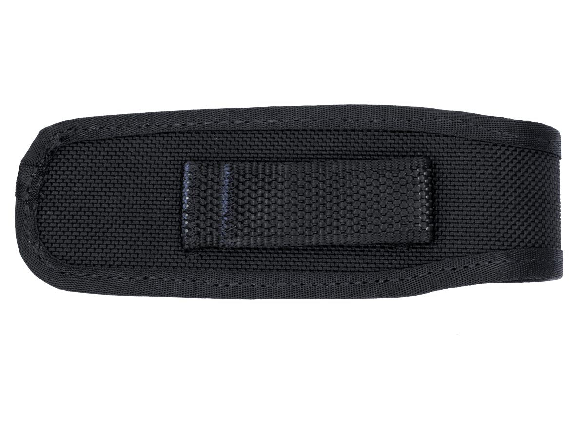 Flashlight Holster with Hot-Pressed Nylon Construction and a Snug Fit for Professional Field Carry