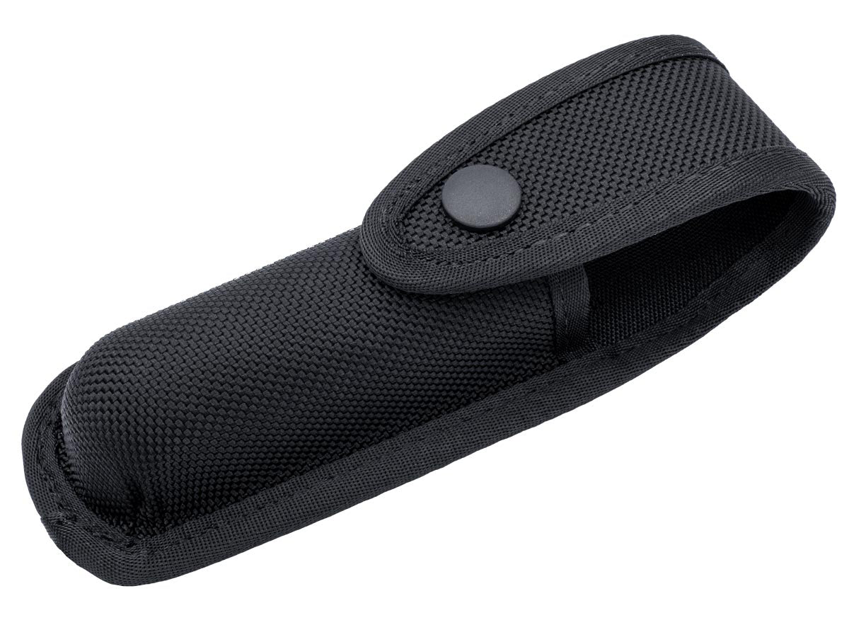 Flashlight Holster with Hot-Pressed Nylon Construction and a Snug Fit for Professional Field Carry
