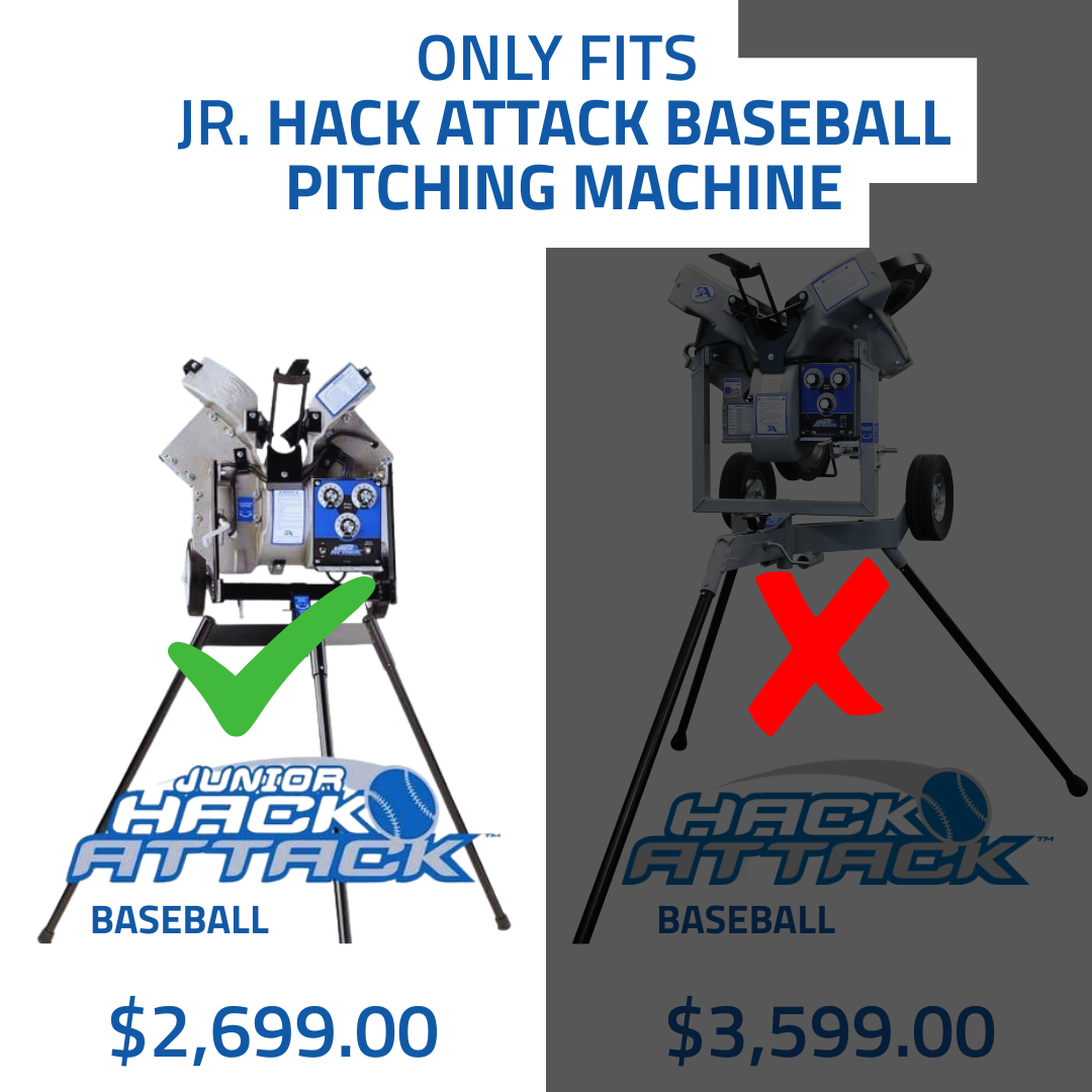 Extended baseball pitching machine chute source image 2