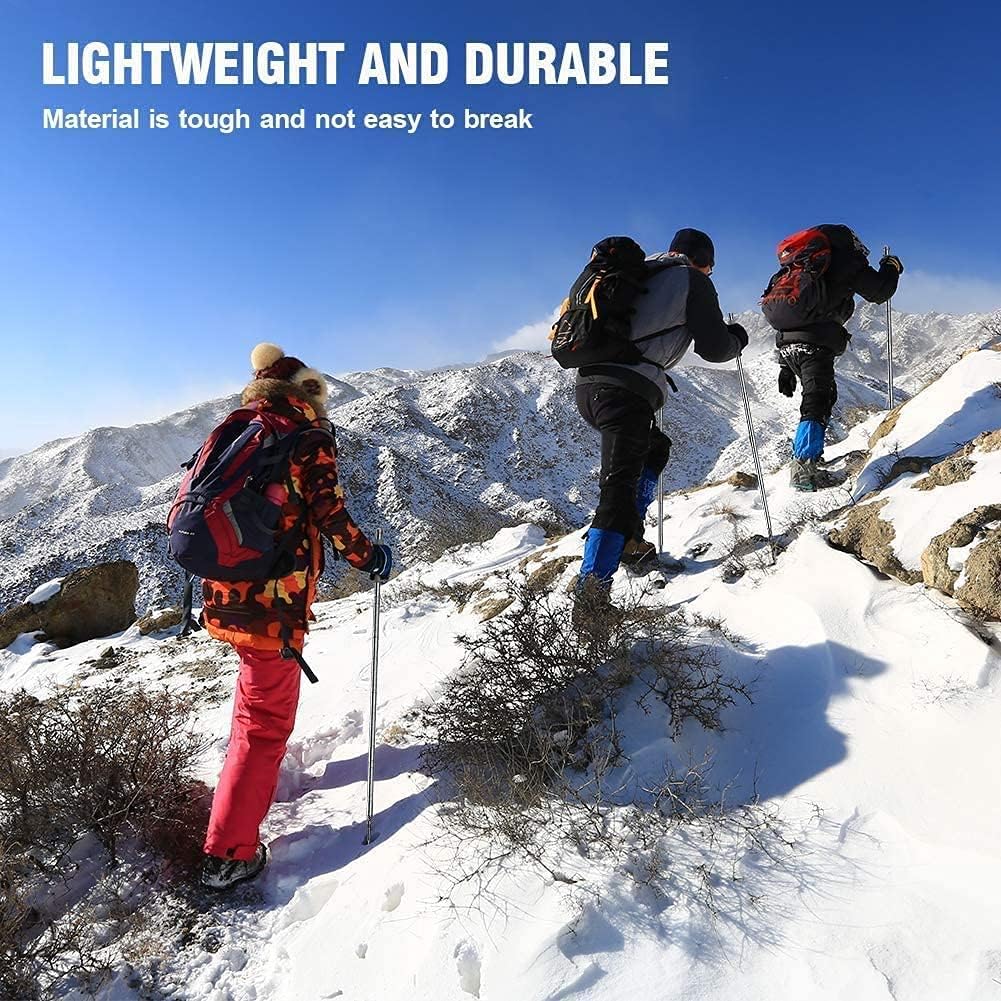 Tactical Trekking Pole with 7-in-1 Survival Kit | Collapsible Hiking Stick