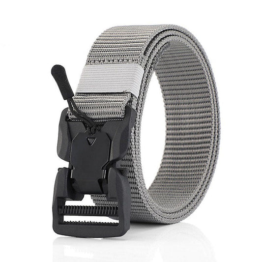 Military Web Belt – Heavy Duty Nylon Tactical Training Belt with Zinc Alloy Buckle, 7 Colors
