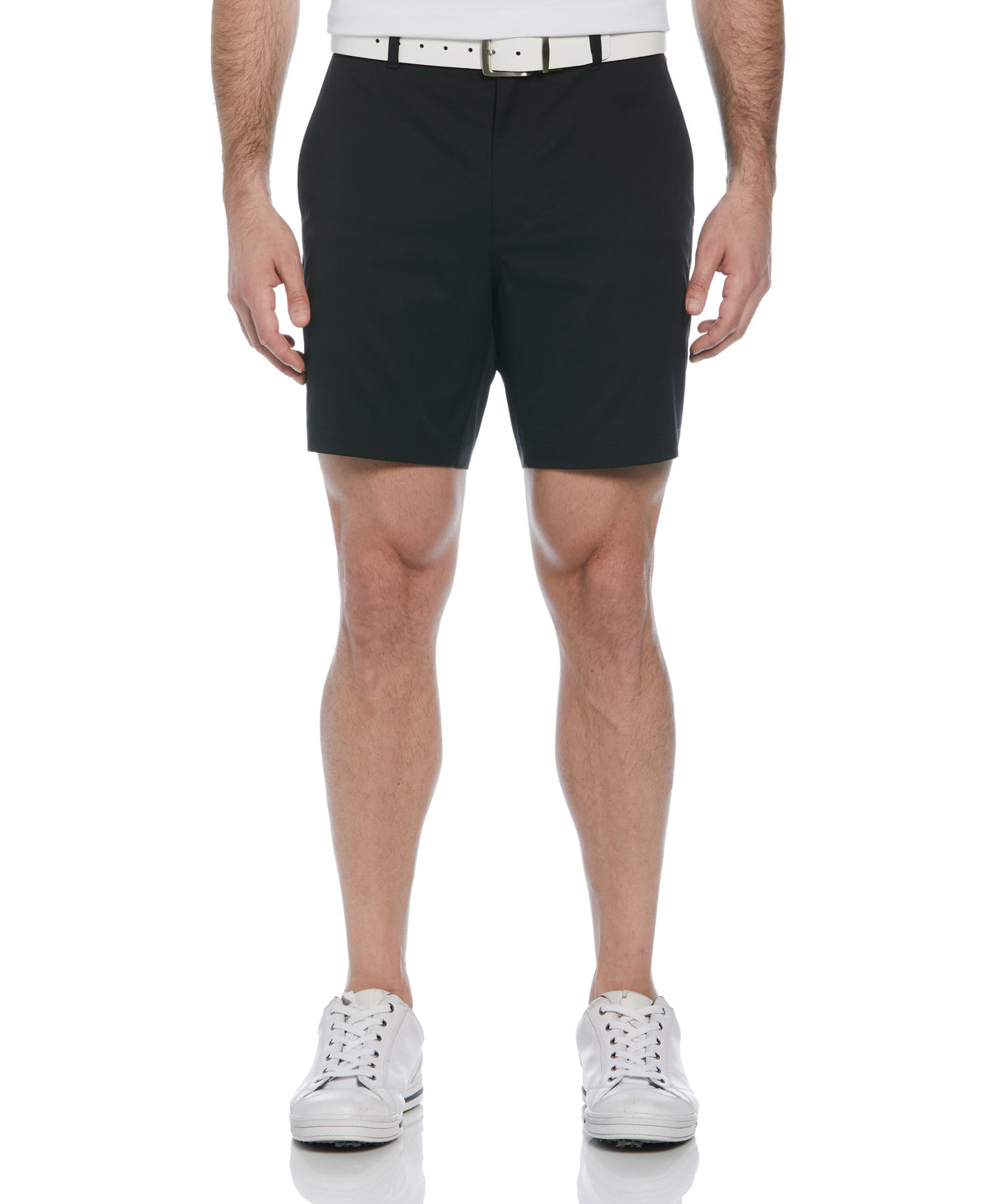 Men's Flat Front Golf Shorts with a 7-Inch Inseam and Flexible Active Waistband for Movement on the Course
