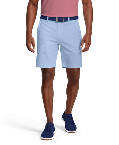 Men's Flat Front Golf Shorts with a 7-Inch Inseam and Flexible Active Waistband for Movement on the Course
