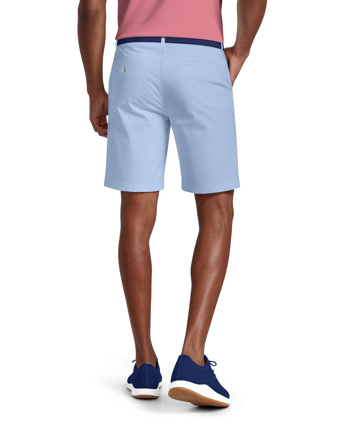 Men's Flat Front Golf Shorts with a 7-Inch Inseam and Flexible Active Waistband for Movement on the Course