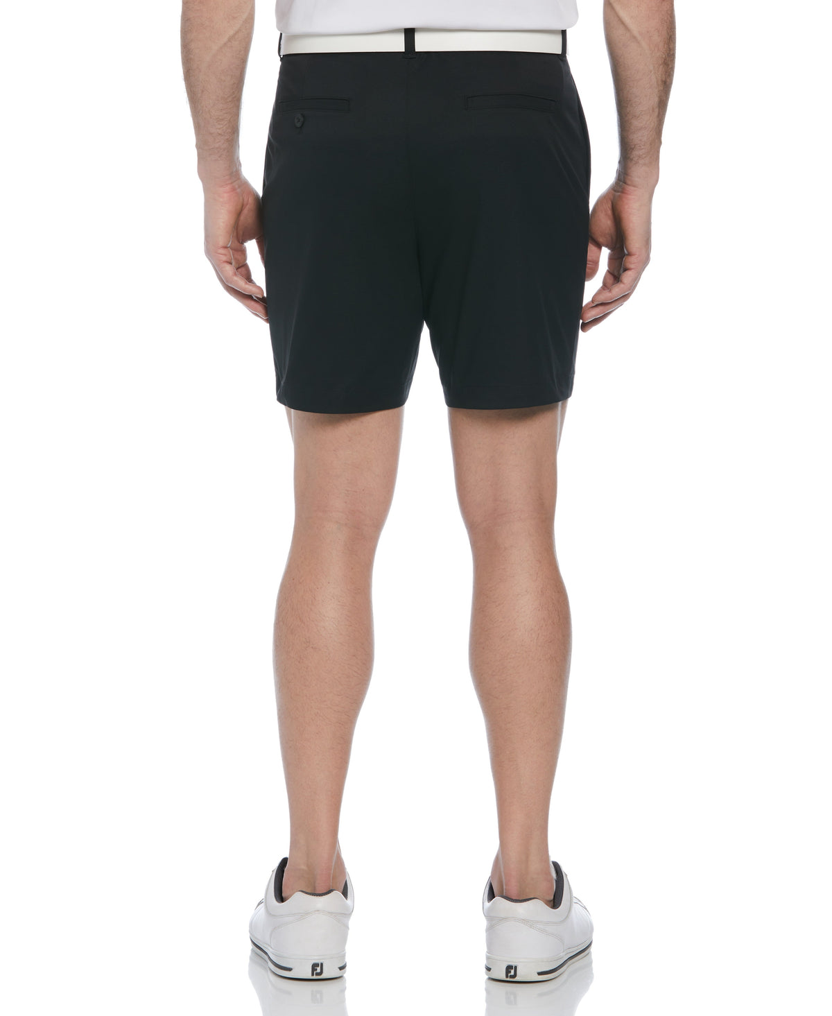 Men's Flat Front Golf Shorts with a 7-Inch Inseam and Flexible Active Waistband for Movement on the Course