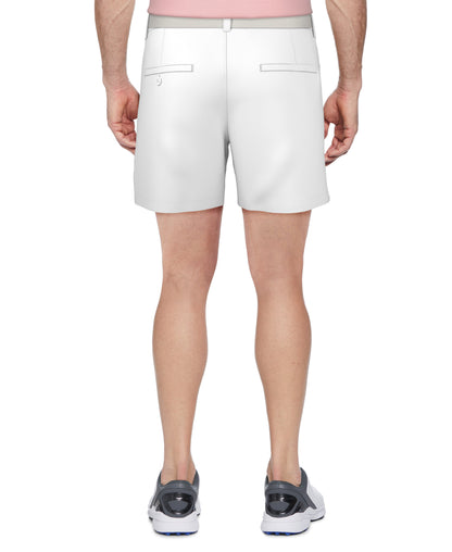 Men's Flat Front Golf Shorts with a 7-Inch Inseam and Flexible Active Waistband for Movement on the Course