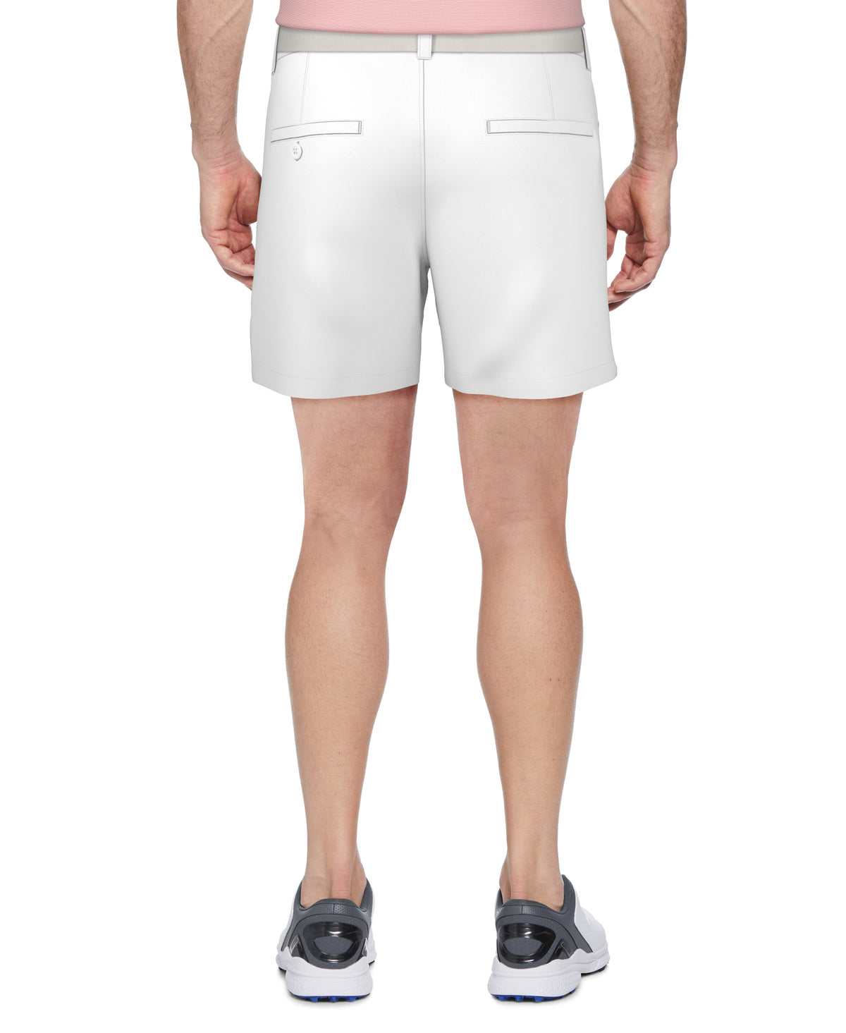 Men's Flat Front Golf Shorts with a 7-Inch Inseam and Flexible Active Waistband for Movement on the Course