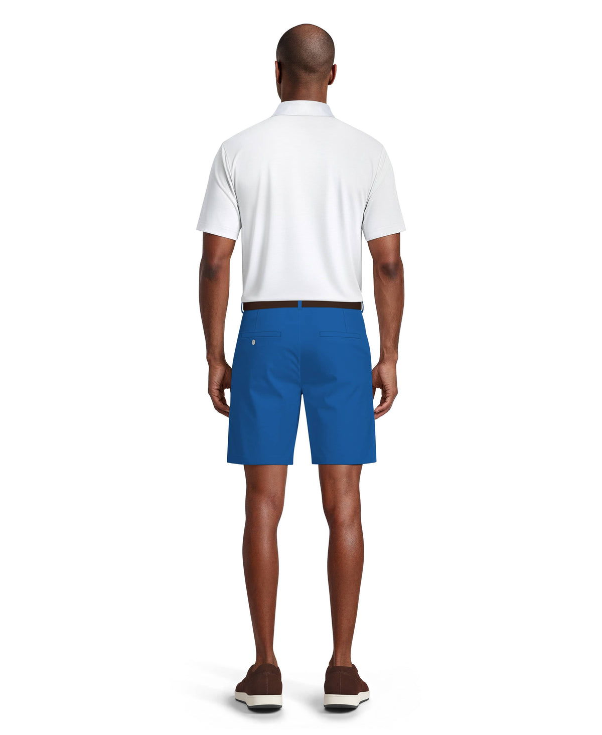 Men's Flat Front Golf Shorts with a 7-Inch Inseam and Flexible Active Waistband for Movement on the Course