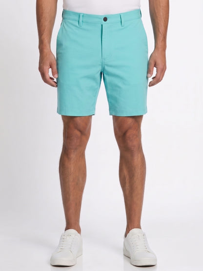 Men's Flat Front Pull-On Golf Short | 8" Inseam