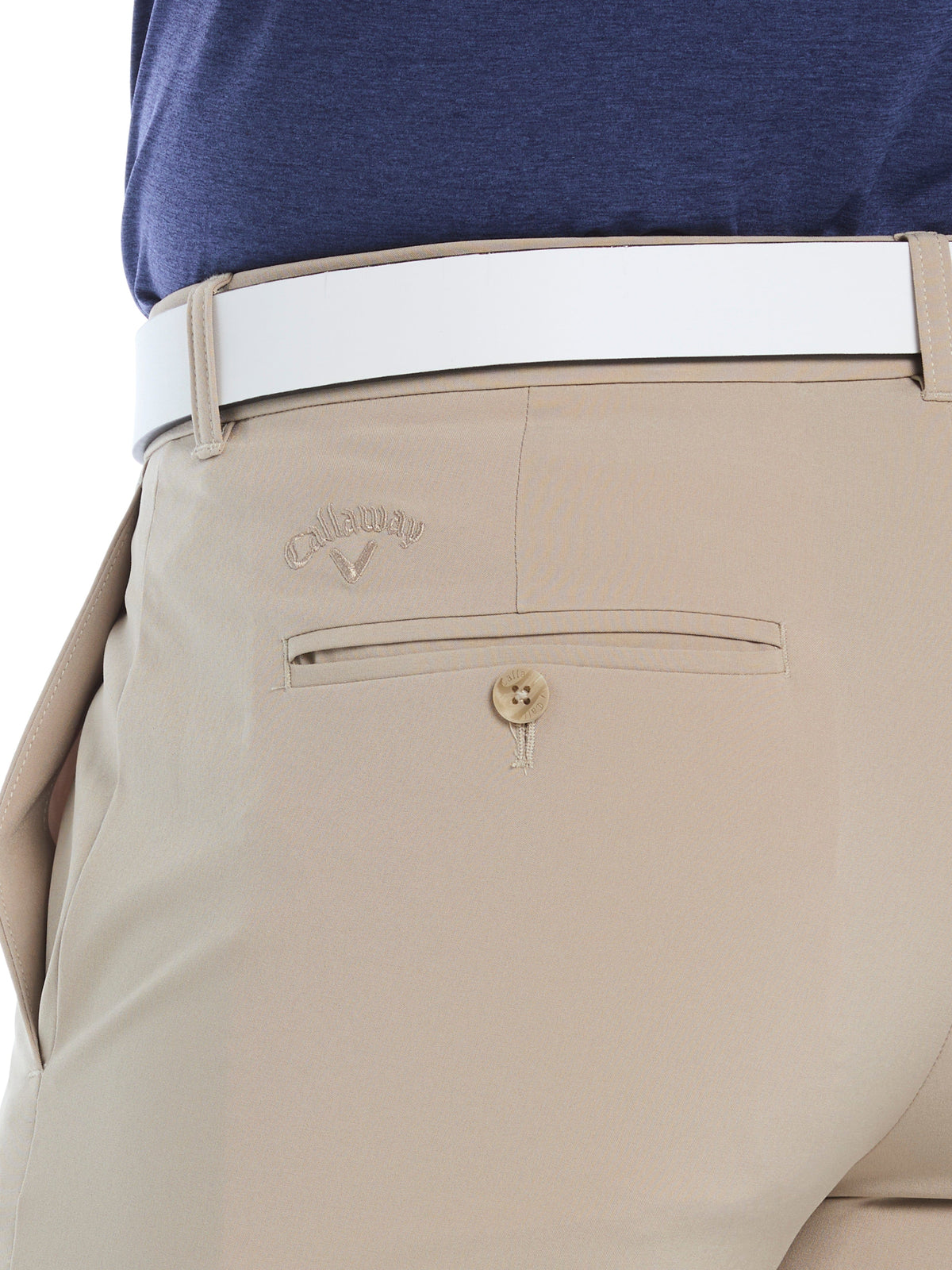 Men's Flat Front Stretch Golf Shorts with a 9-Inch Inseam and Flexible Waistband for Comfortable Rounds