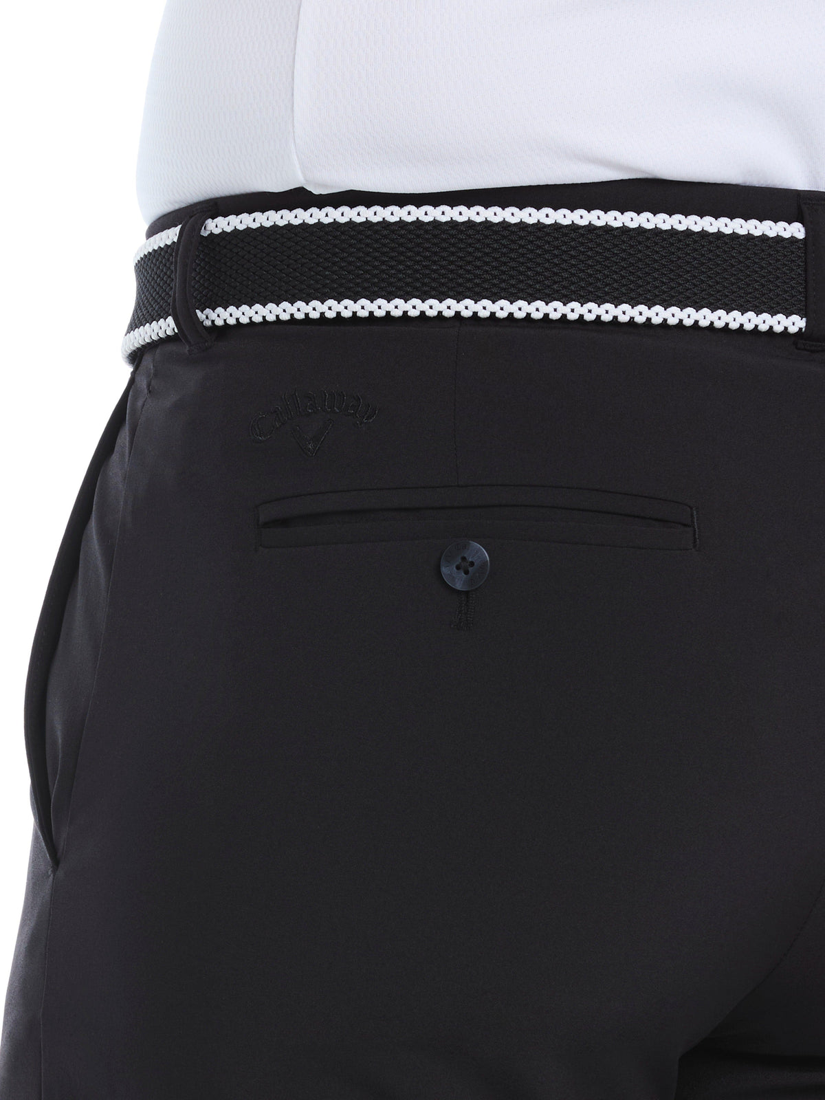 Men's Flat Front Stretch Golf Shorts with a 9-Inch Inseam and Flexible Waistband for Comfortable Rounds