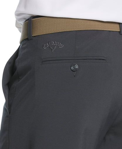 Men's Flat Front Stretch Golf Shorts with a 9-Inch Inseam and Flexible Waistband for Comfortable Rounds