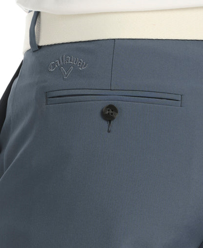 Men's Flat Front Stretch Golf Shorts with a 9-Inch Inseam and Flexible Waistband for Comfortable Rounds