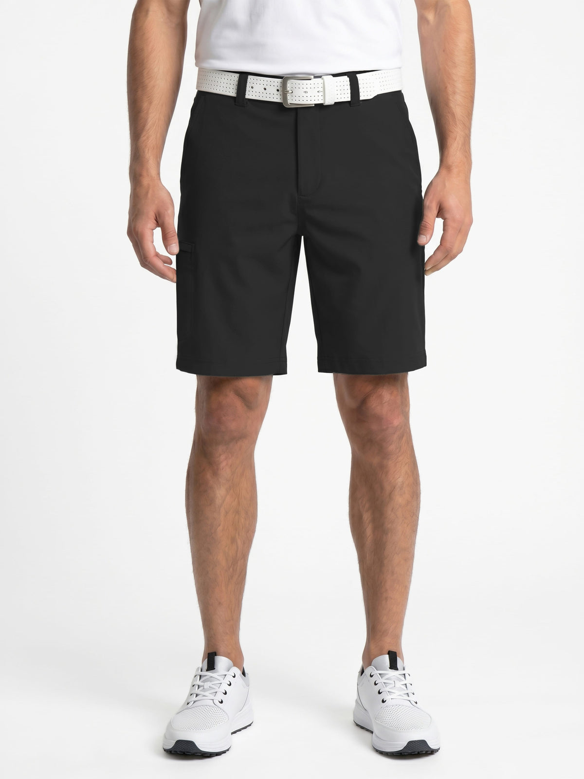 Men's Stretch Cargo Golf Shorts with a 9-Inch Inseam and Comfort Waistband for Movement on the Course