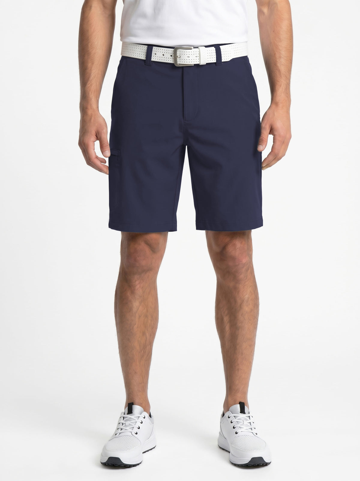 Men's Stretch Cargo Golf Shorts with a 9-Inch Inseam and Comfort Waistband for Movement on the Course